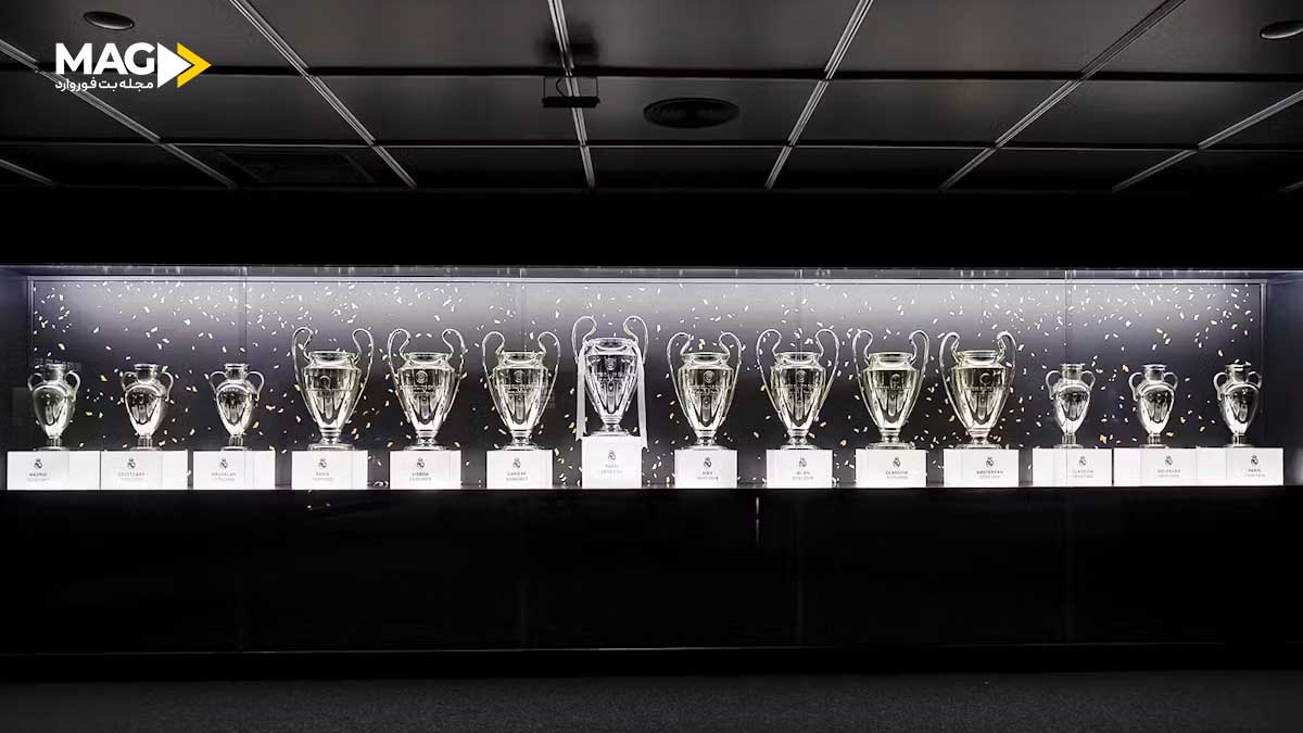 ورزشگاه برنابئو؛ نماد تاریخ و مدرنیته مادرید جامهای رئال مادرید در ورزشگاه برنابئو