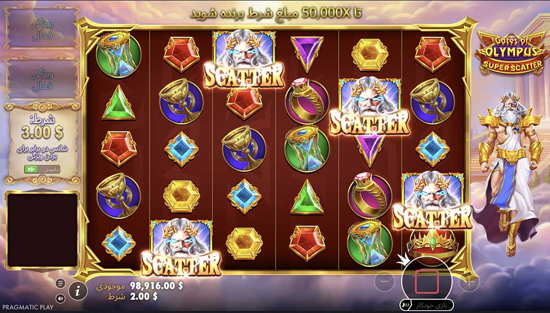 معرفی کامل بازی دروازه های المپوس: بررسی یک اسلات معرفی کامل بازی دروازه های المپوس: بررسی یک اسلات