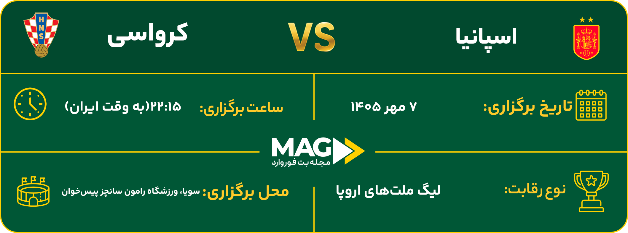 اسپانیا – کرواسی اسپانیا – کرواسی