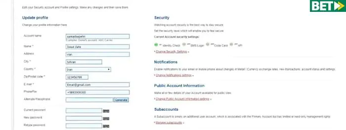 آموزش ساخت حساب پرفکت مانی پرفکت مانی