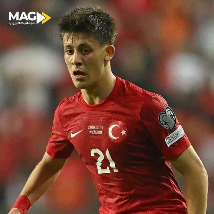 پنج ستاره جوان در یورو 2024 آردا گولر ترکیه