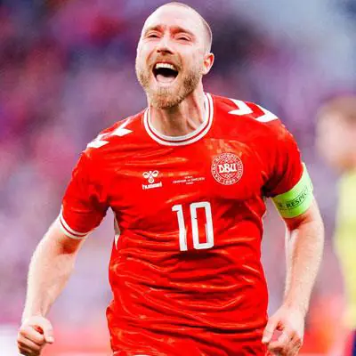 بازیکنان یورو کریستین اریکسن