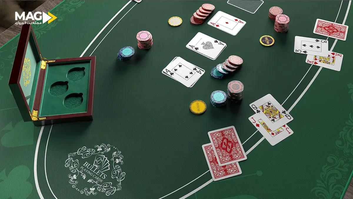دکمه دیلر در بازی پوکر دکمه دیلر در بازی پوکر