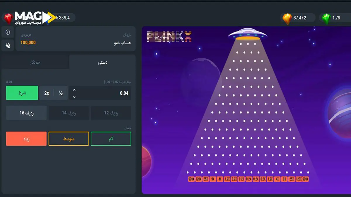 بازی کازینویی پلینکو