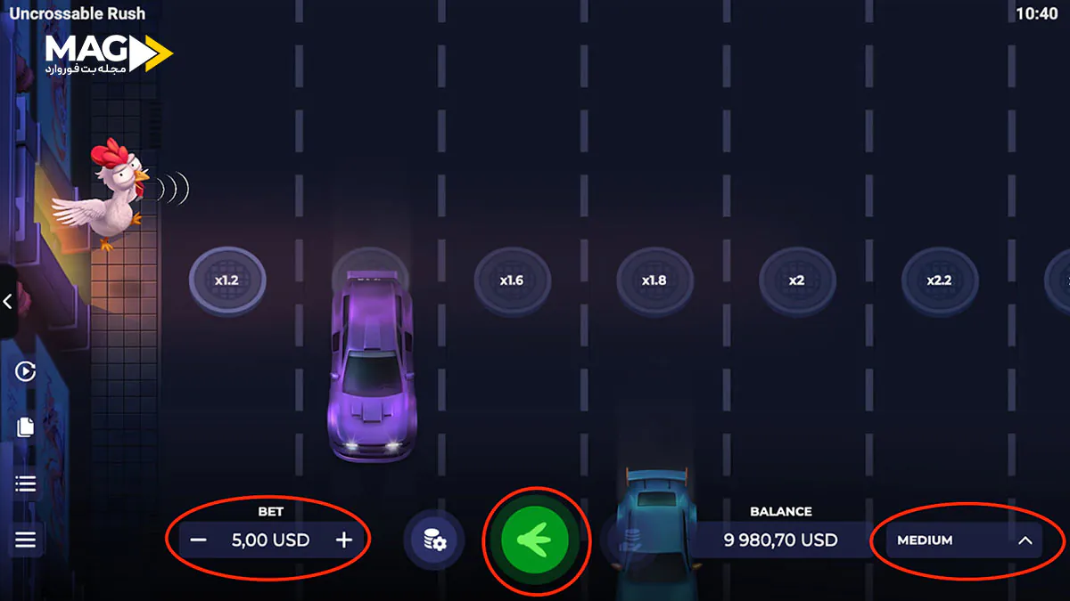 بازی آنکراسبل راش (Uncrossable Rush) بازی آنکراسبل راش (Uncrossable Rush)