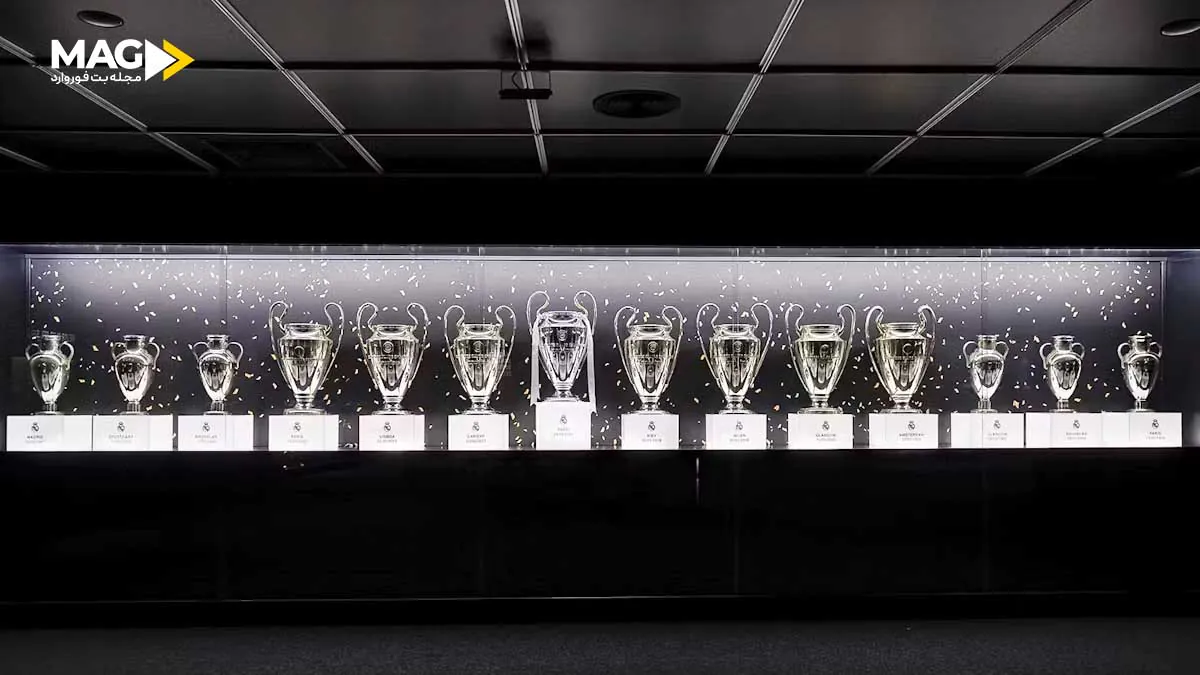 ورزشگاه برنابئو؛ نماد تاریخ و مدرنیته مادرید جامهای رئال مادرید در ورزشگاه برنابئو