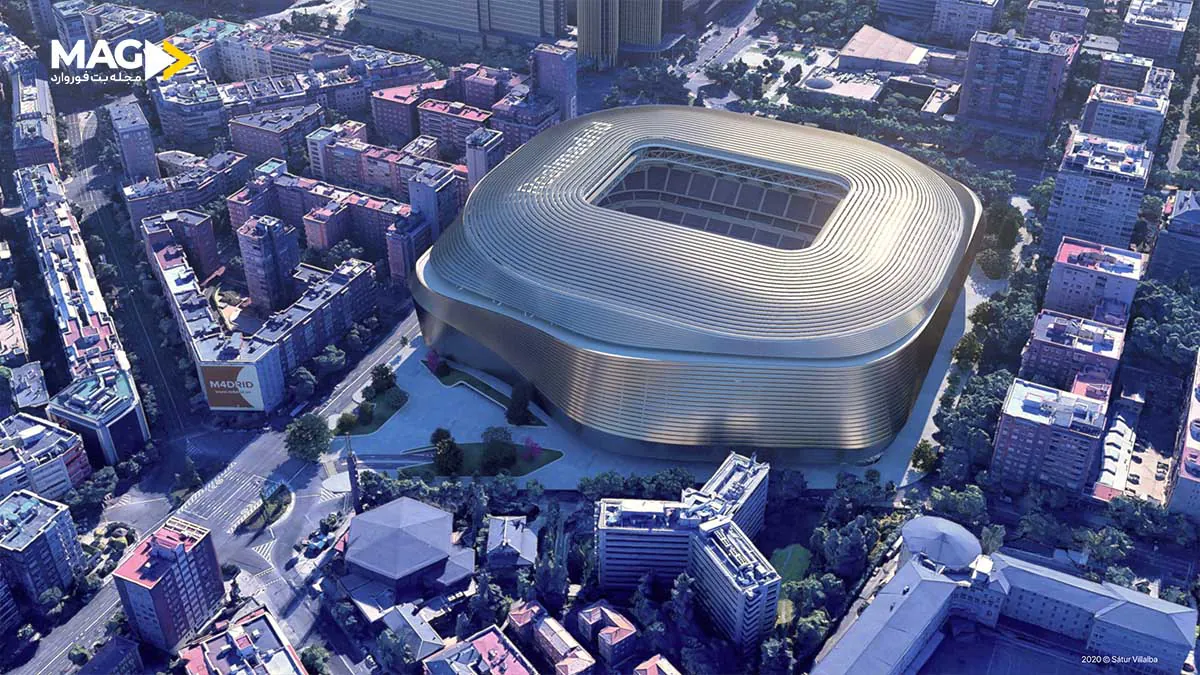 ورزشگاه برنابئو؛ نماد تاریخ و مدرنیته مادرید ورزشگاه برنابئو پس از بازسازی ۲۰۲۰