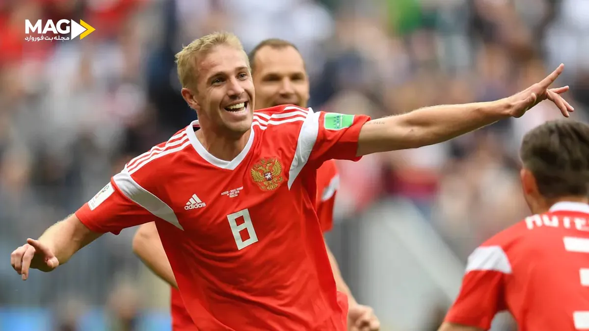 بازیکنان ثبتکننده نخستین گلهای افتتاحیه جام جهانی بازیکنان ثبتکننده نخستین گلهای افتتاحیه جام جهانی - یوری گازینسکی