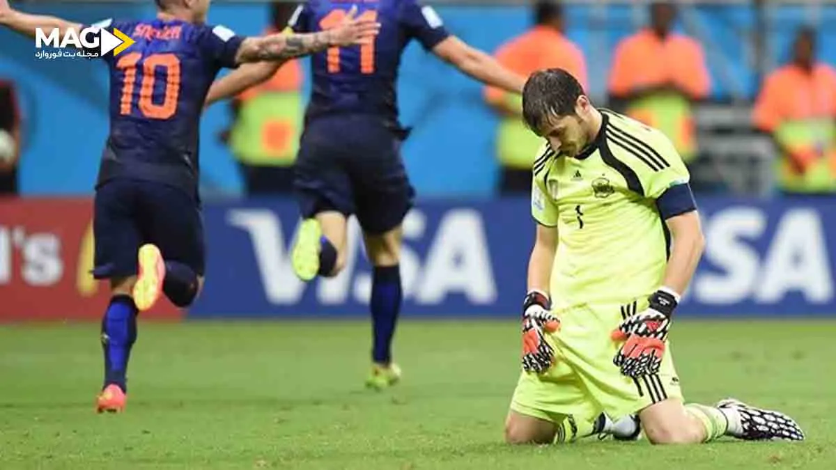 بدترین اشتباهات فردی در تاریخ جام جهانی اشتباهات فردی در تاریخ جام جهانی - ایکر کاسیاس