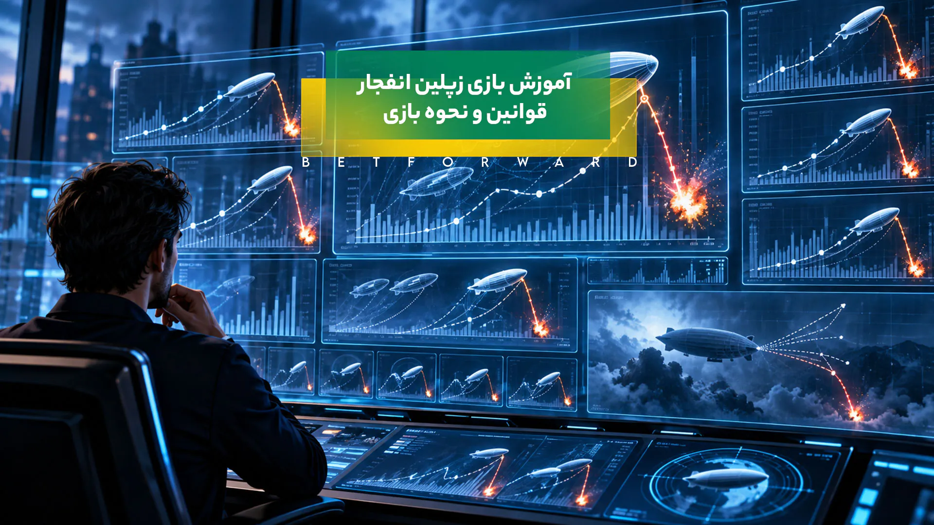 آموزش بازی زپلین انفجار